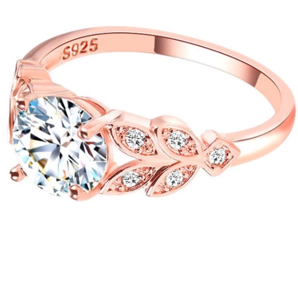 Rose Gold Greek Goddess Crown Ring